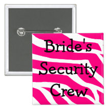 Equipo de la seguridad de las novias pin