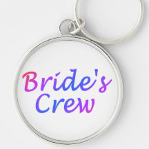 Equipo de las novias (en colores pastel) llaveros