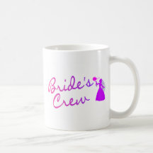 Equipo de las novias (novia) tazas