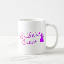 Equipo de las novias tazas de café