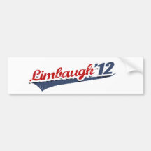 Equipo de Limbaugh Etiqueta De Parachoque