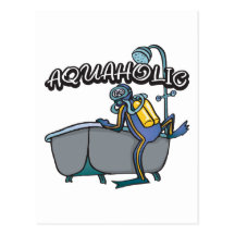 EQUIPO DE SUBMARINISMO de Aquaholic Tarjeta Postal