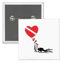 EQUIPO DE SUBMARINISMO del amor Pin