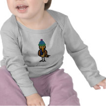 Equipo del bebé del dibujo animado del pájaro del  camisetas
