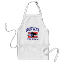 Equipo del esquí de Noruega delantales