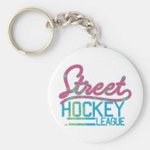 equipo del hokey de la calle llaveros