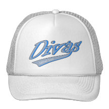 Equipo del softball del chica de las divas gorros bordados