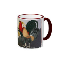 Equipo ideal del gallo tazas