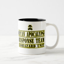 Equipo maya de la respuesta de la apocalipsis taza de café