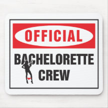 Equipo oficial del bachelorette alfombrillas de raton
