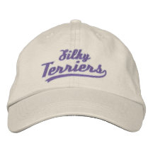 Equipo Terrier sedoso Gorras De Béisbol Bordadas