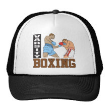 Equipo universitario del boxeo gorros  