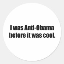 Era Anti-Obama antes de que fuera fresco Etiqueta