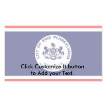 Erie, Pennsylvania, Estados Unidos Tarjeta De Visita