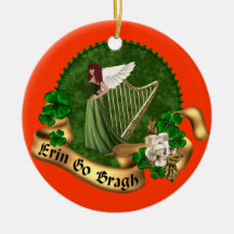 Erin va irlandés de Bragh Adornos De Navidad