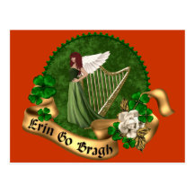 Erin va irlandés de Bragh Tarjetas Postales