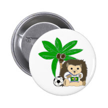 Erizo brasileño pin