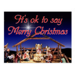 Es aceptable decir la postal de las Felices Navida