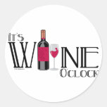 Es en punto del vino pegatina