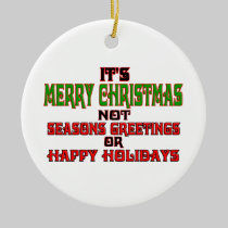 Es Feliz Navidad adornos