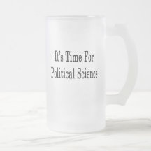 Es hora para la ciencia política taza de café