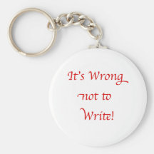 Es incorrecto no escribir llaveros