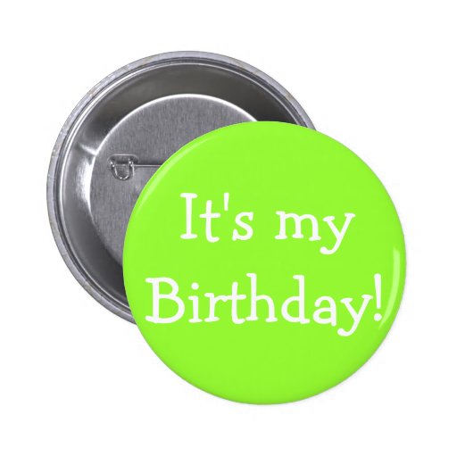¡Es mi cumpleaños! Pin