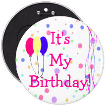 Es mis Cumpleaños-Globos Pin