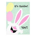 ¡Es Pascua! ¡Yay! Invitación de la caza del huevo 