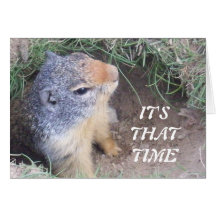 Es tarjeta del día de ese Groundhog feliz del vez