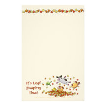 ¡Es tiempo de salto de la hoja! Papelería Personalizada