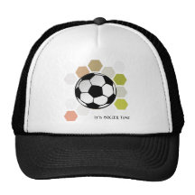 Es tiempo del fútbol gorros bordados