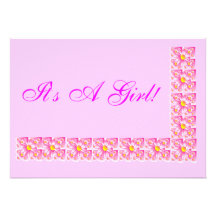 ¡Es un chica! Comunicados Personalizados