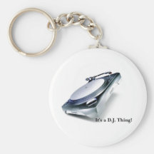 ¡Es un D.J. Thing! Llavero