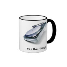 ¡Es un D.J. Thing! Taza De Café