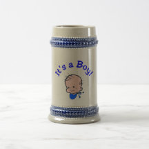 Es un muchacho (la cara del bebé) tazas de café