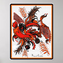 "Es UN PÁJARO, ÉL es IMPRESIÓN de GICLEE DE UN AVI Posters