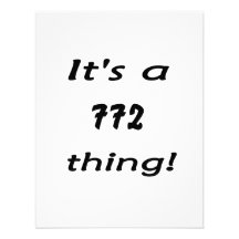 ¡Es una cosa 772! Comunicado