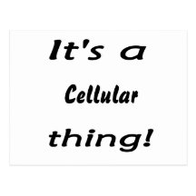 ¡Es una cosa celular! Tarjeta Postal