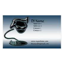 Es una cosa de DJ Plantillas De Tarjeta De Negocio