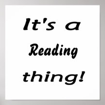 ¡Es una cosa de la lectura! Poster