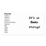 ¡Es una cosa del bookie! Tarjetas De Visita