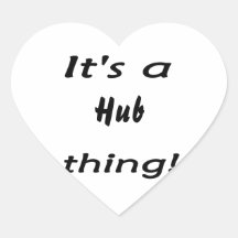 ¡Es una cosa del eje! Pegatina Corazon Personalizadas