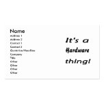 ¡Es una cosa del hardware! Tarjeta Personal
