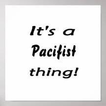 ¡Es una cosa pacifista! Impresiones