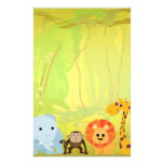 Es una fiesta de bienvenida al bebé de la selva papeleria de diseño