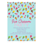 Es una invitación del fiesta del helado del verano