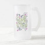 Es una taza del vidrio esmerilado de Thang del chi