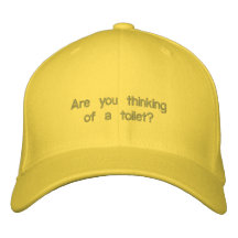 ¿Es usted thinkingof un retrete? Gorra De Beisbol