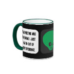 Esa reunión duró demasiado de largo taza de café
